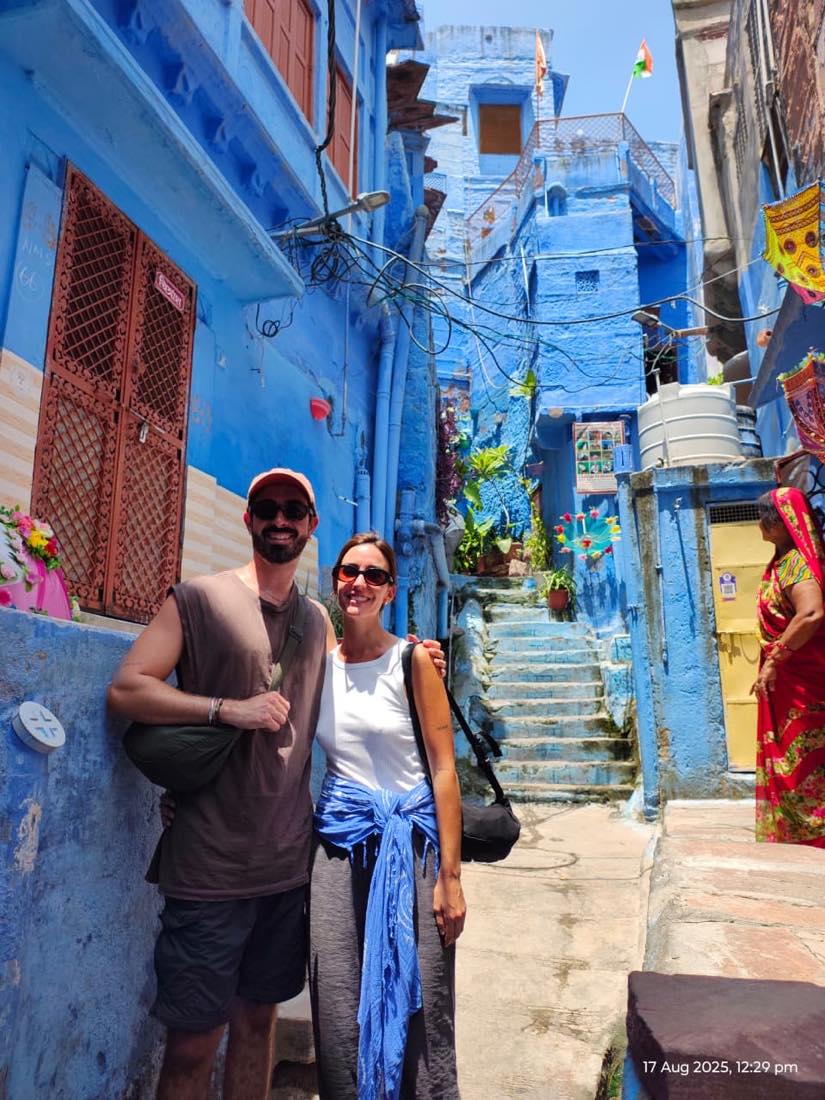 Guests deep in the blue lanes below the fort