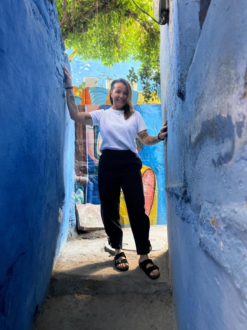 The narrowest of the old city alleys