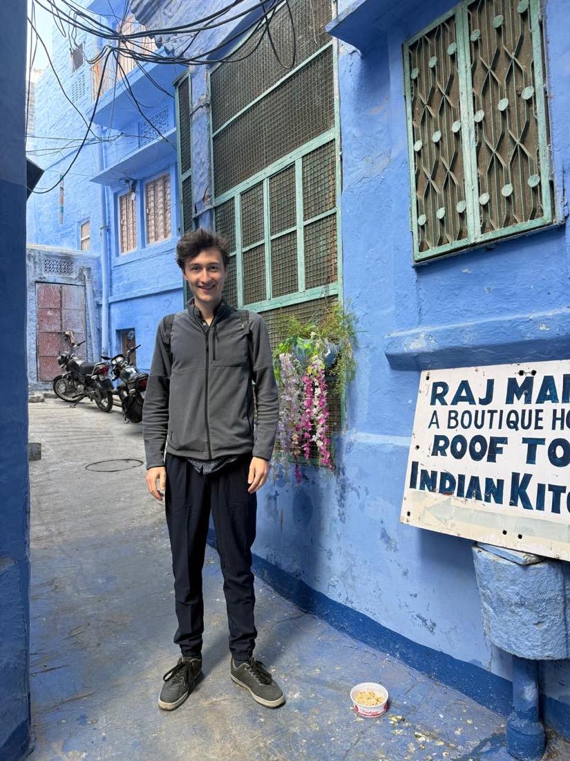 Outside a lane-side boutique haveli